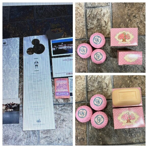 Vtg Lot Of The Grand Floridian Hotel Disney World Jan 05 1994 Menu Tickets - Picture 1 of 10